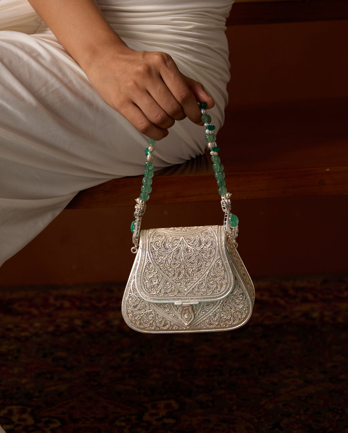 1-Gaia_925Silver_Shynora_Studded_Moissanite_customizable_Filigree_tarakashee_bag-1