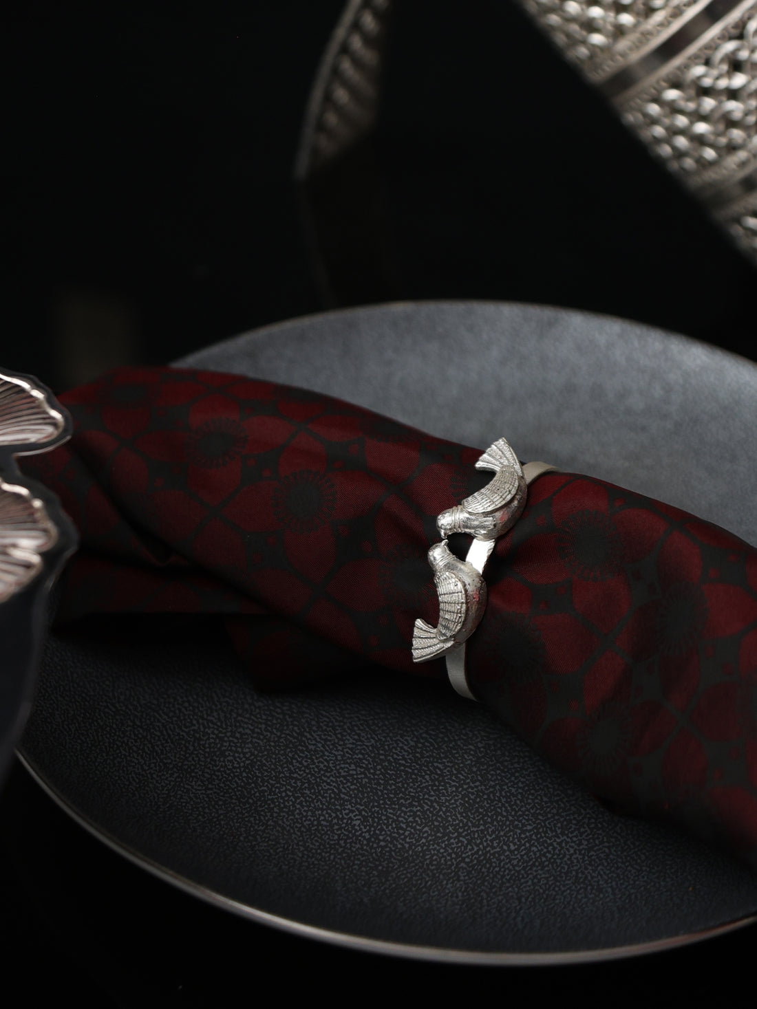 Lovebirds Napkin Rings